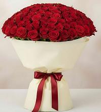 Букет 101 Красная роза Милано в Моздоке