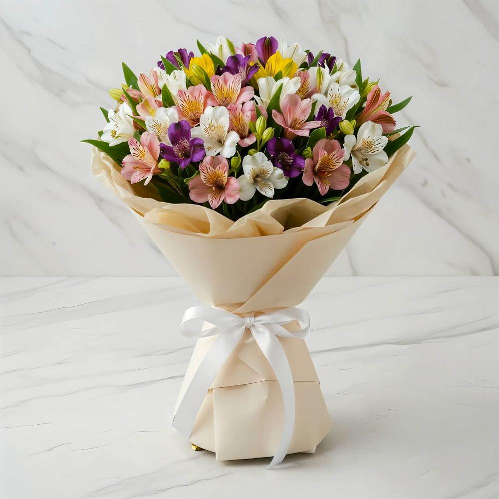 Букет цветов из: Альстромерии в Моздоке