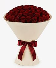Букет 101 Бордовая роза Блэк Бакарра в Моздоке
