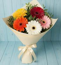 Букет цветов из:  Герберы в Моздоке
