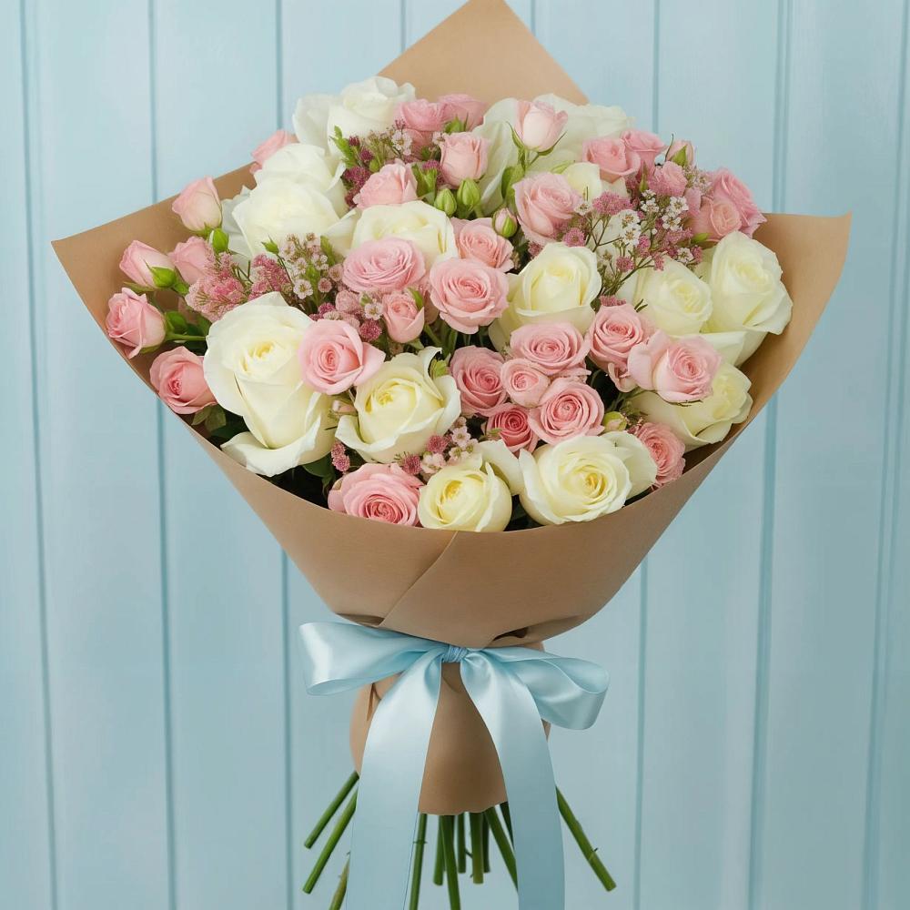 Букет цветов из: Розы в Моздоке