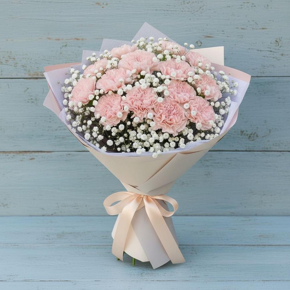 Букет цветов из: Гвоздики в Моздоке