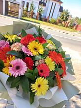 Букет цветов из:  Герберы #REPLACE_PRED# Моздоке