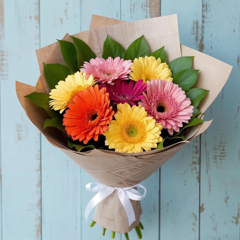 Букет цветов из: Герберы в Моздоке