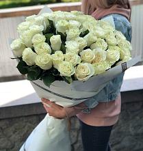 Букет 35 Белых роз #REPLACE_PRED# Моздоке