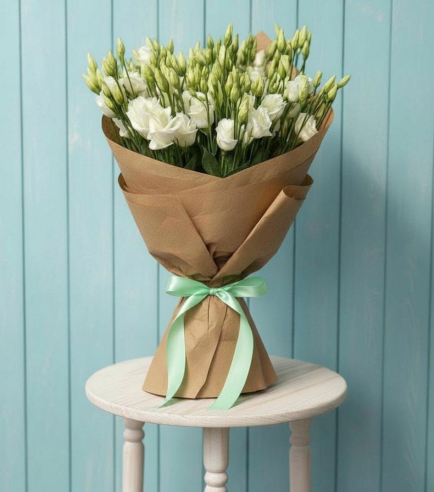 Букет цветов из: Лизиантусы в Моздоке