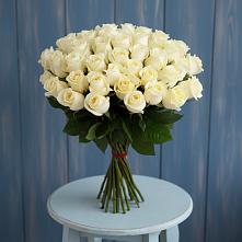 Букет 51 Белая роза Эдлесс Лав #REPLACE_PRED# Моздоке