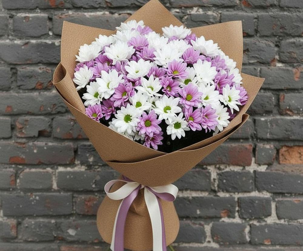 Букет цветов из: Хризантемы в Моздоке