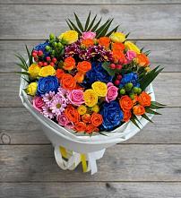 Букет цветов из:  Розы и Хризантемы в Моздоке